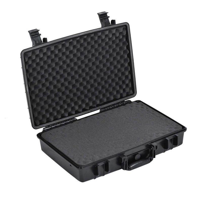 MEIJIA Portable IP67 Waterproof Protective Case,Hard Camera Case, Laptop Case,Customized Fit Foam Inserted, Elegant Black,Fit For Camera, Equipments, Lens,Drones (19.78"X13.93"X4.68") - Image 3